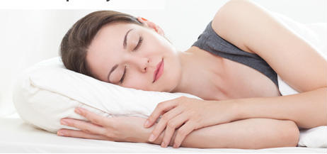 Image of sleeping position after rhinoplasty surgery